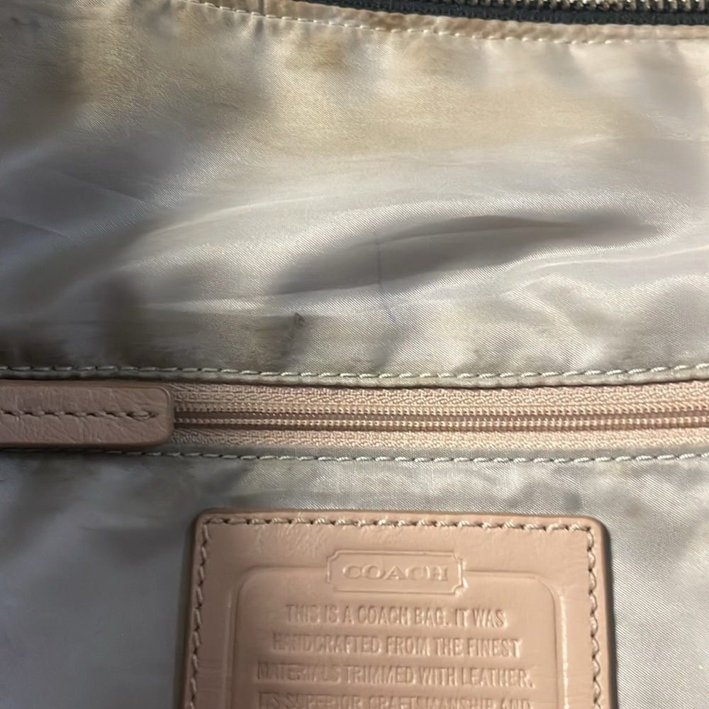 Coach Legacy Weeknd Signature Black Nylon East West Tote - Picture 12 of 12